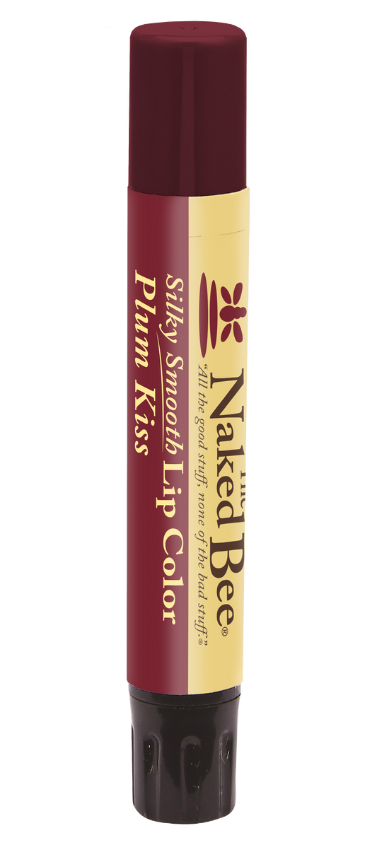The Naked Bee Silky Smooth Lip Colour - Plum Kiss