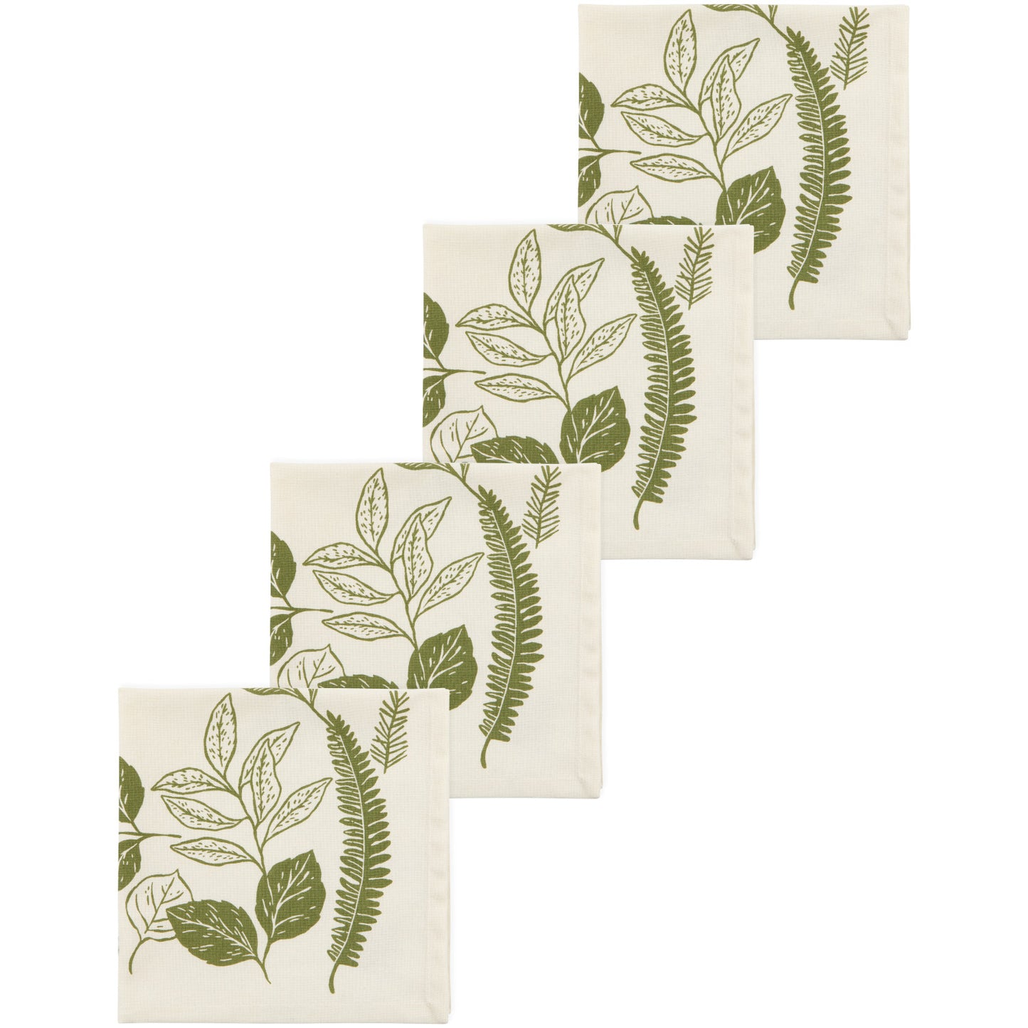 Fern and Frond Cloth Napkins- Set of 4