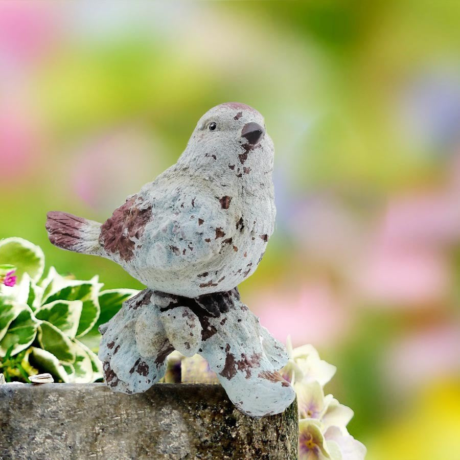 Light Blue Bird on Branch