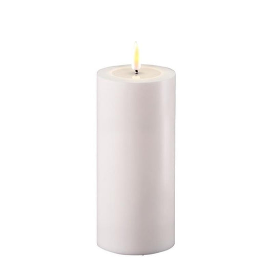 White Outdoor Wetlook LED Candle 3" x 6"