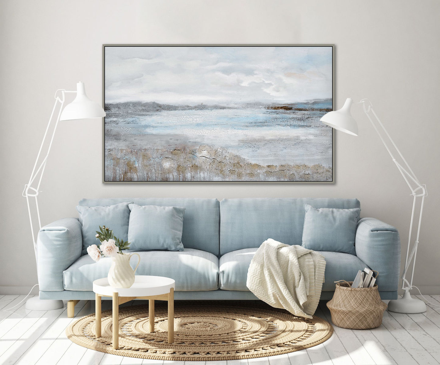 Rocky Shore - Print 43" x 72" **Pick-up Only**