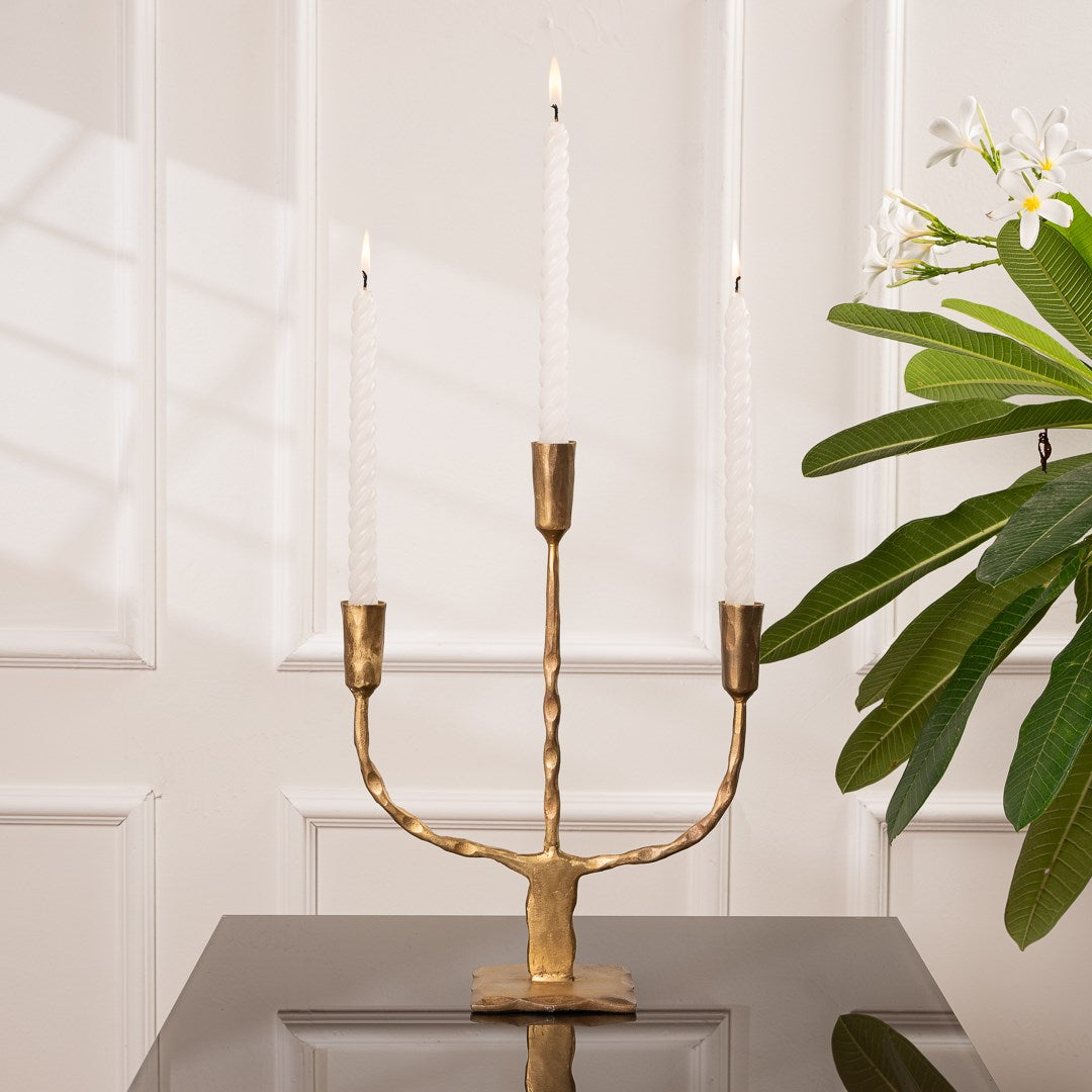 Inej Candelabra Gold