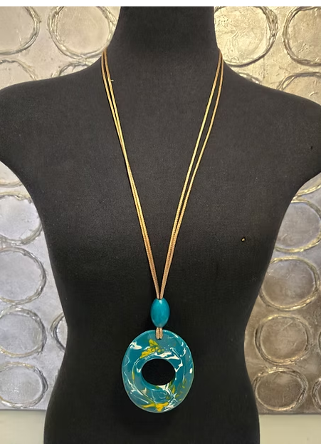 Turquoise Oval Necklace