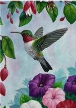 Benaya Tile - Hummingbird