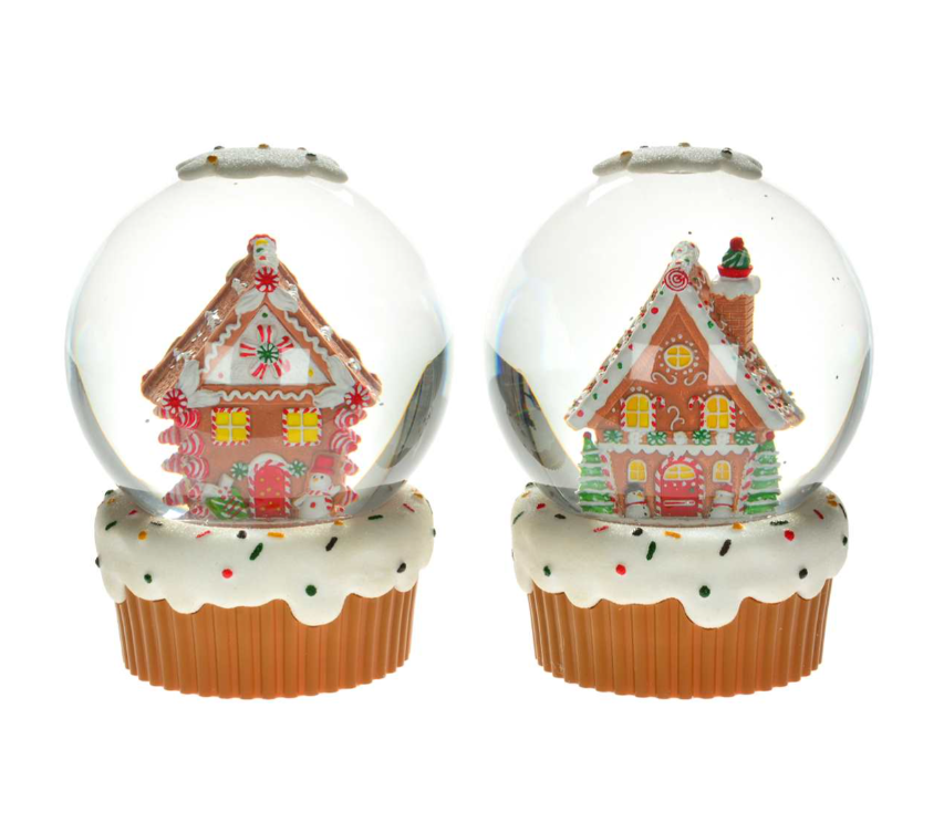 Gingerbread Snow Globe (2 styles)