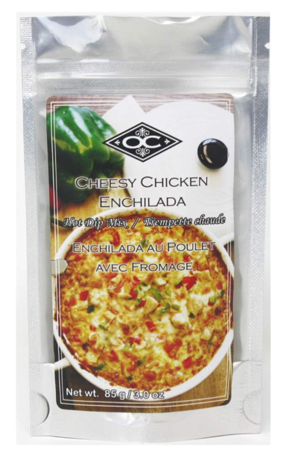 Orange Crate Cheesy Chicken Enchilada