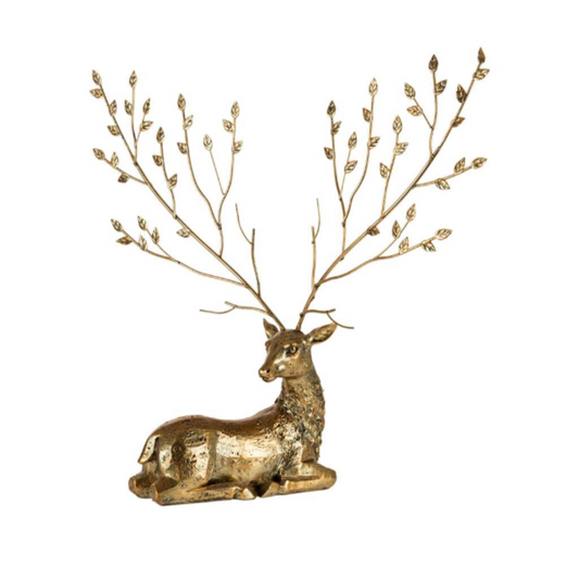 Gold Laying Reindeer