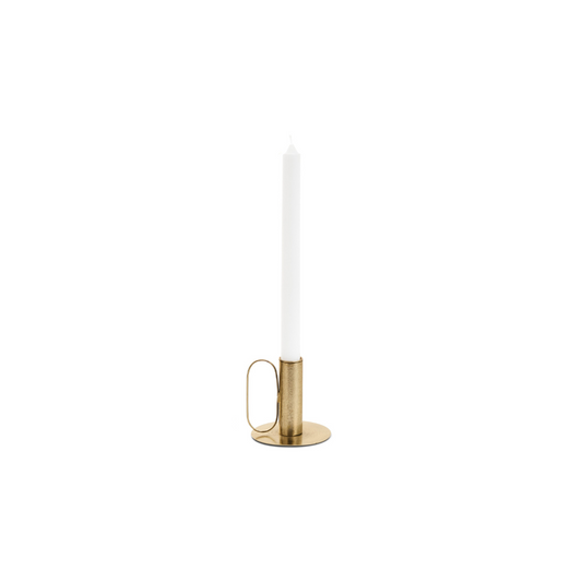 Brass Candle Holder with Handle -Small