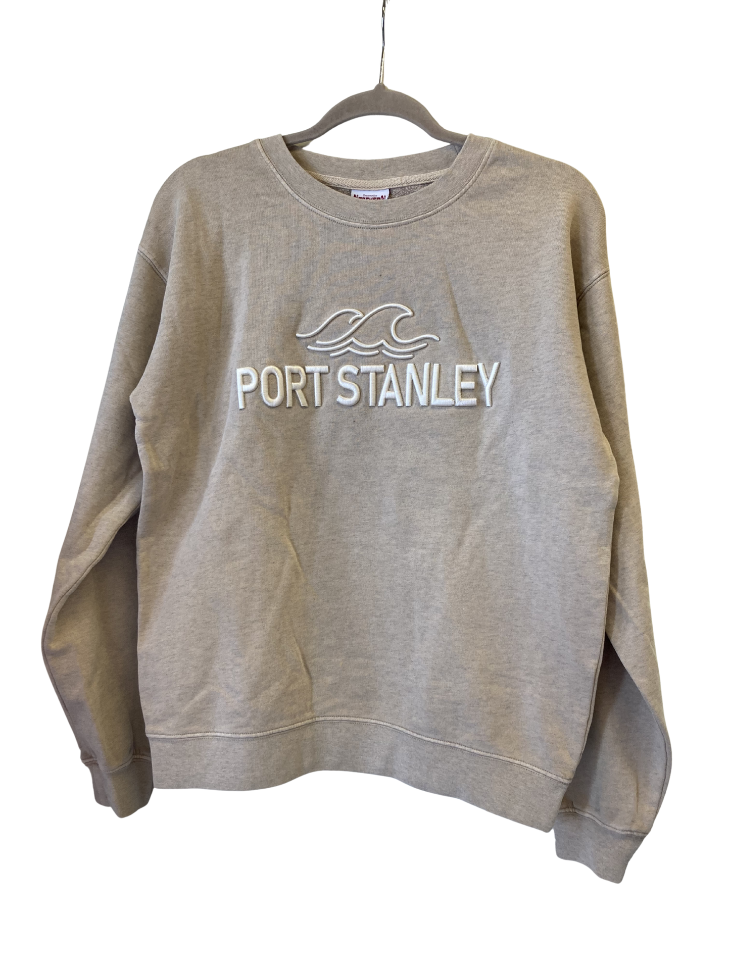 Port Stanley Tan Heathered Crewneck