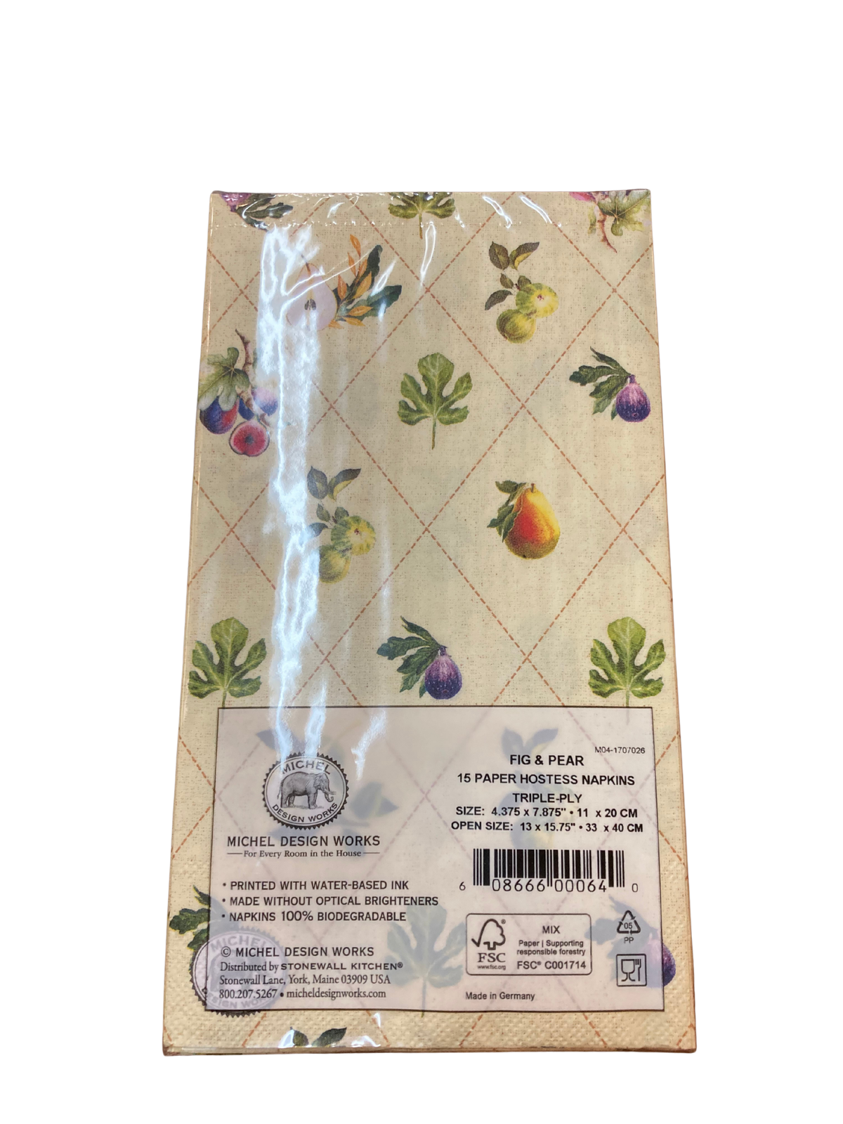 MDW - Fig and Pear Hostess Napkin
