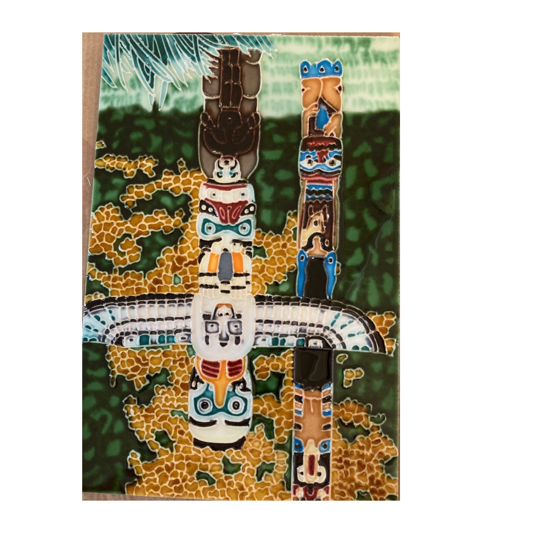 Benaya Tile - Totem Poles II