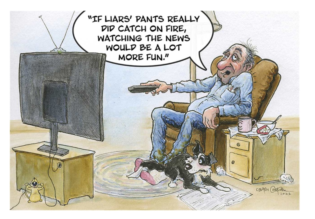 If Liars' Pants Really Did Catch on Fire... Birthday Card