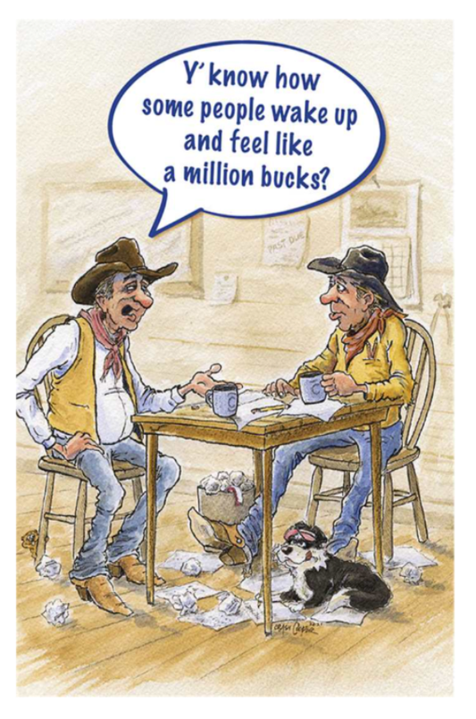 Y' Know How Some people Wake Up... Birthday Card