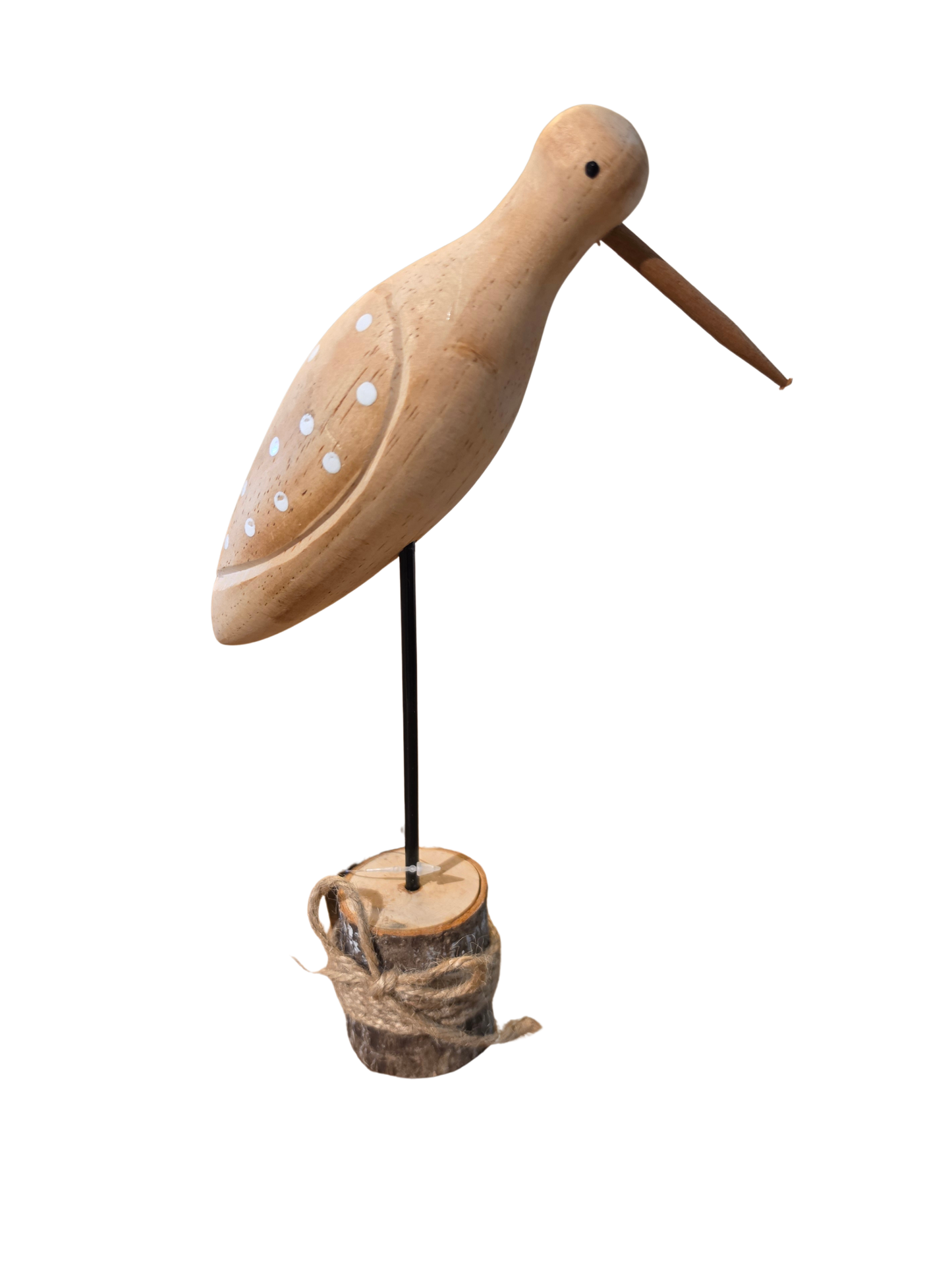 Shore Bird in Natural Wood- Assorted Sizes - Joshua & Company