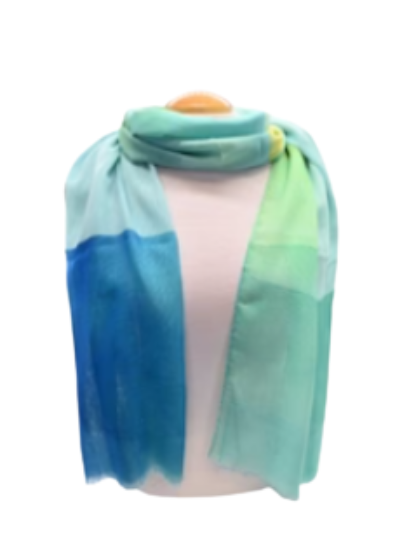 Abstract Green Scarf