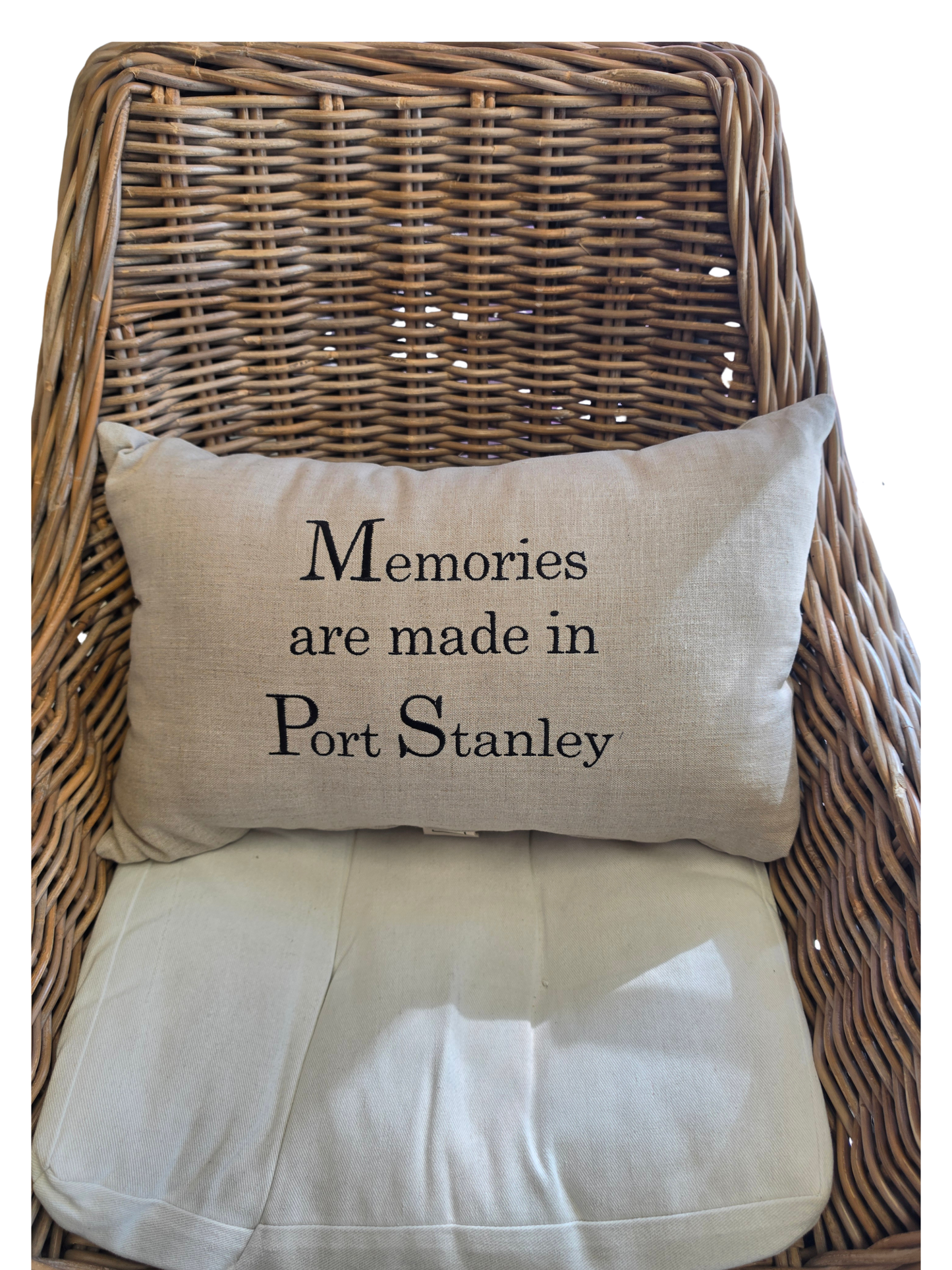 Memories Are Made In Port Stanley Cushion 13"x20"