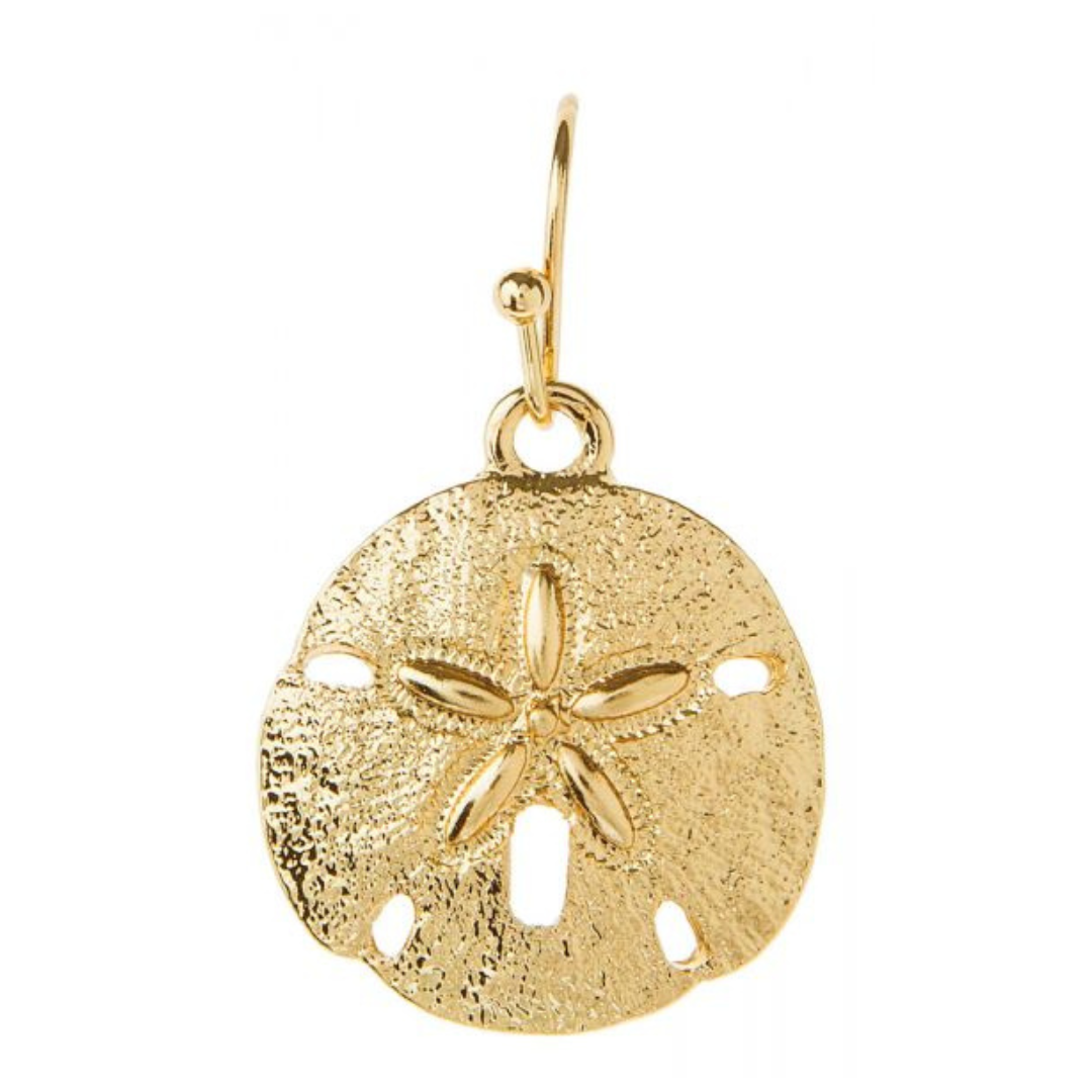 Rain Jewellery - Sand Dollar Earring Gold