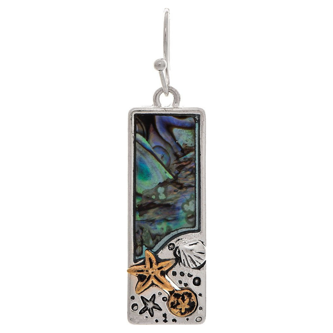 Rain - Starfish Mosaic Earrings