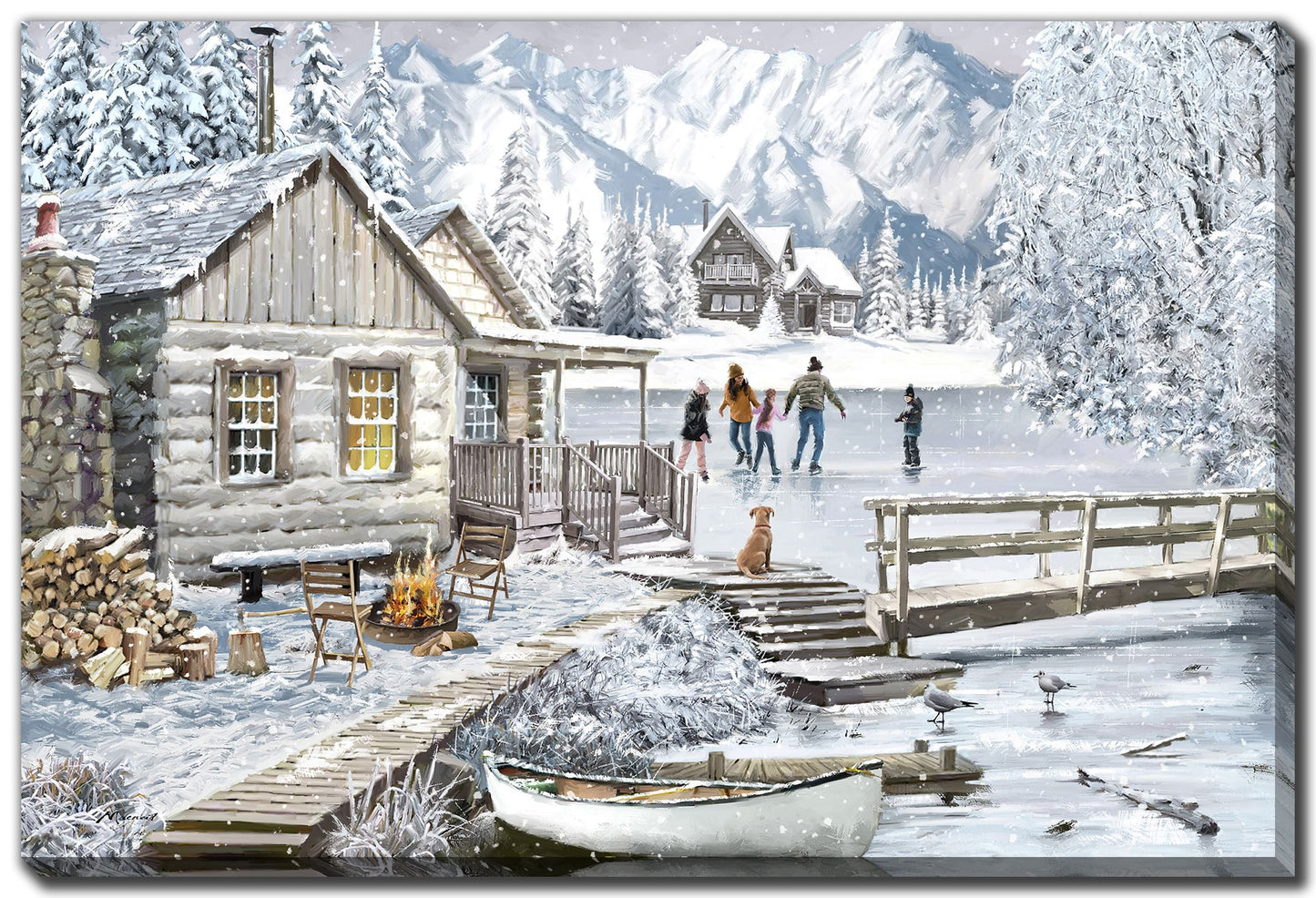 Winter Cabin Print *Store Pick Up Only