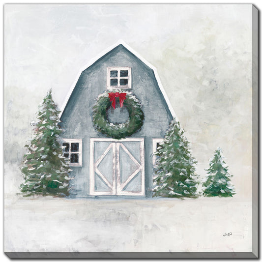 Barn with Wreath Print  *Pick Up Only
