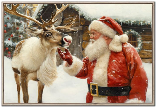 Santa's Reindeer Print *Store Pick Up Only