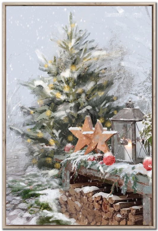 Outdoor Christmas Tree Print *Pick Up Only