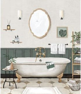 Foliage Bathroom Picture I