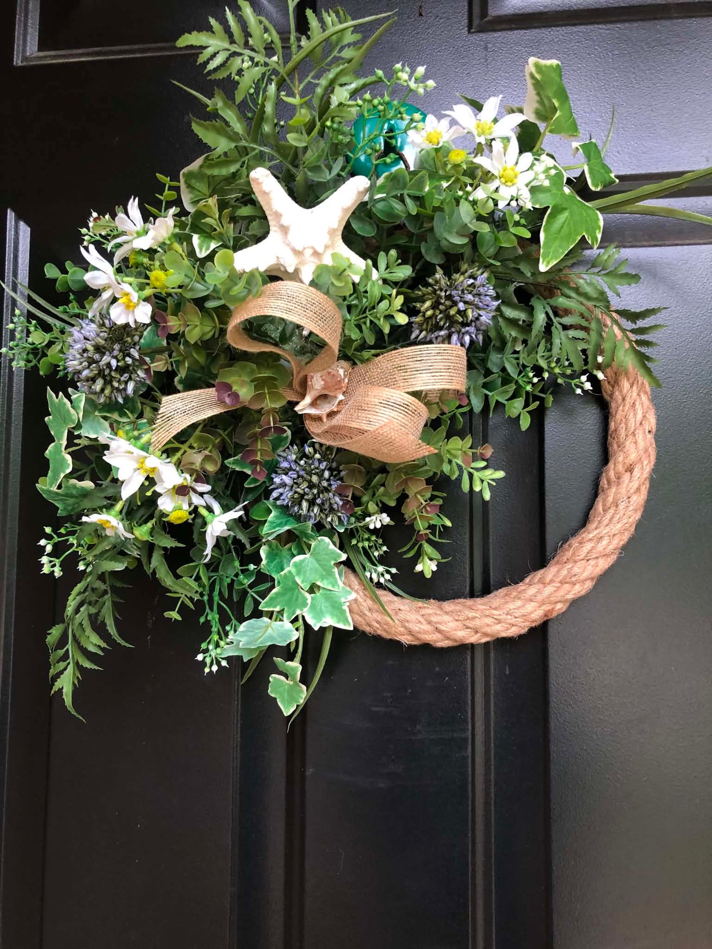 Nautical Wreath on Rope Frame