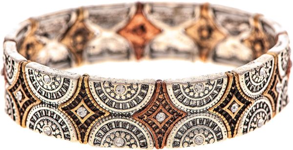 Rain - Multi Metal Medallions Bracelet