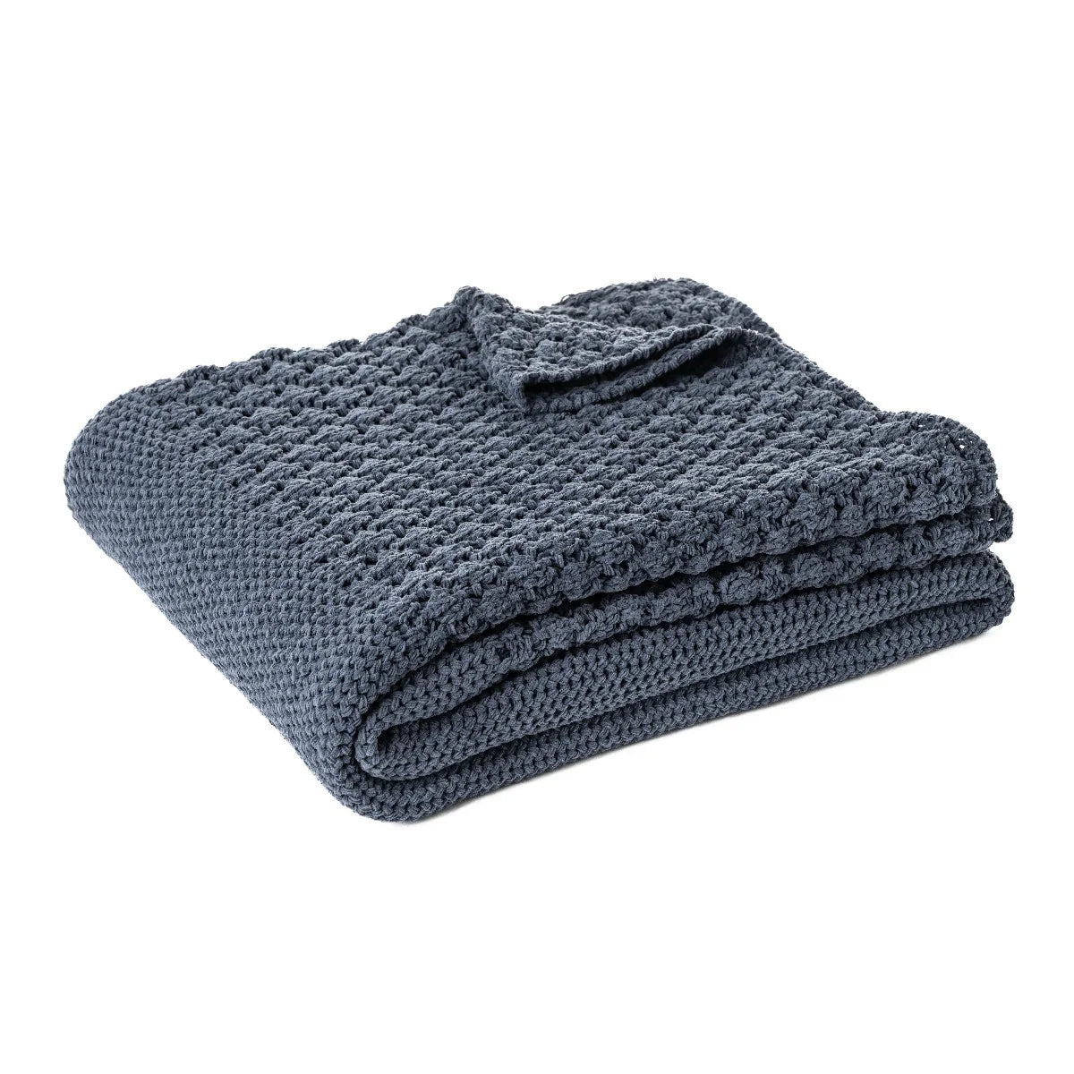 Blue Basket Throw - Joshua & Company
