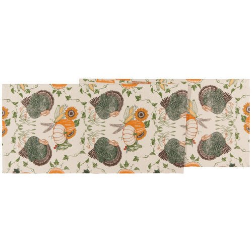Cornucopia Table Runner 13" x 72"