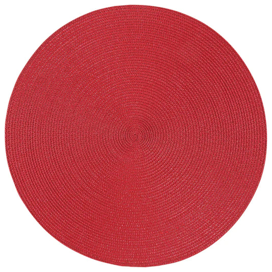 Disko Chili Red Round Placemat