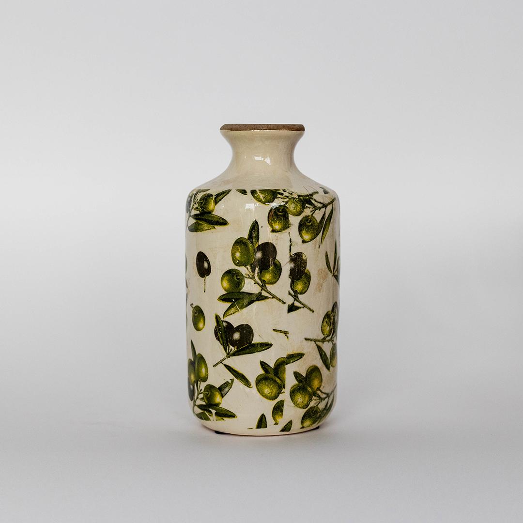 Green Olive Vase - Tall