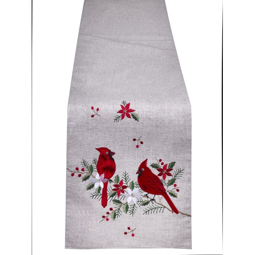 Cardinal Pair Table Runner