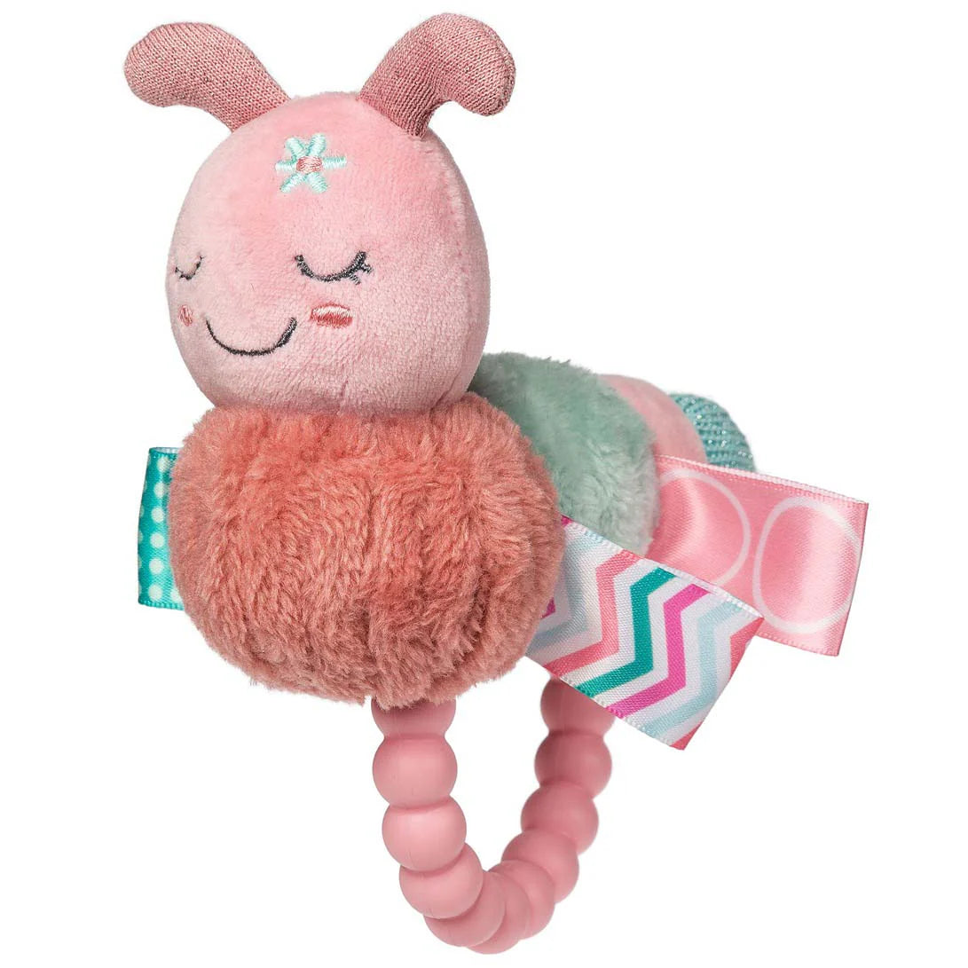 Taggies Teether Rattle 6" - Camilla Caterpillar