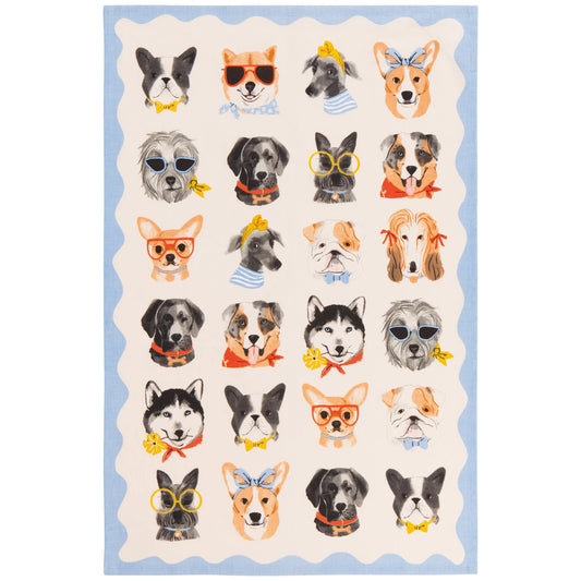 Uptown Dogs Tea Towel