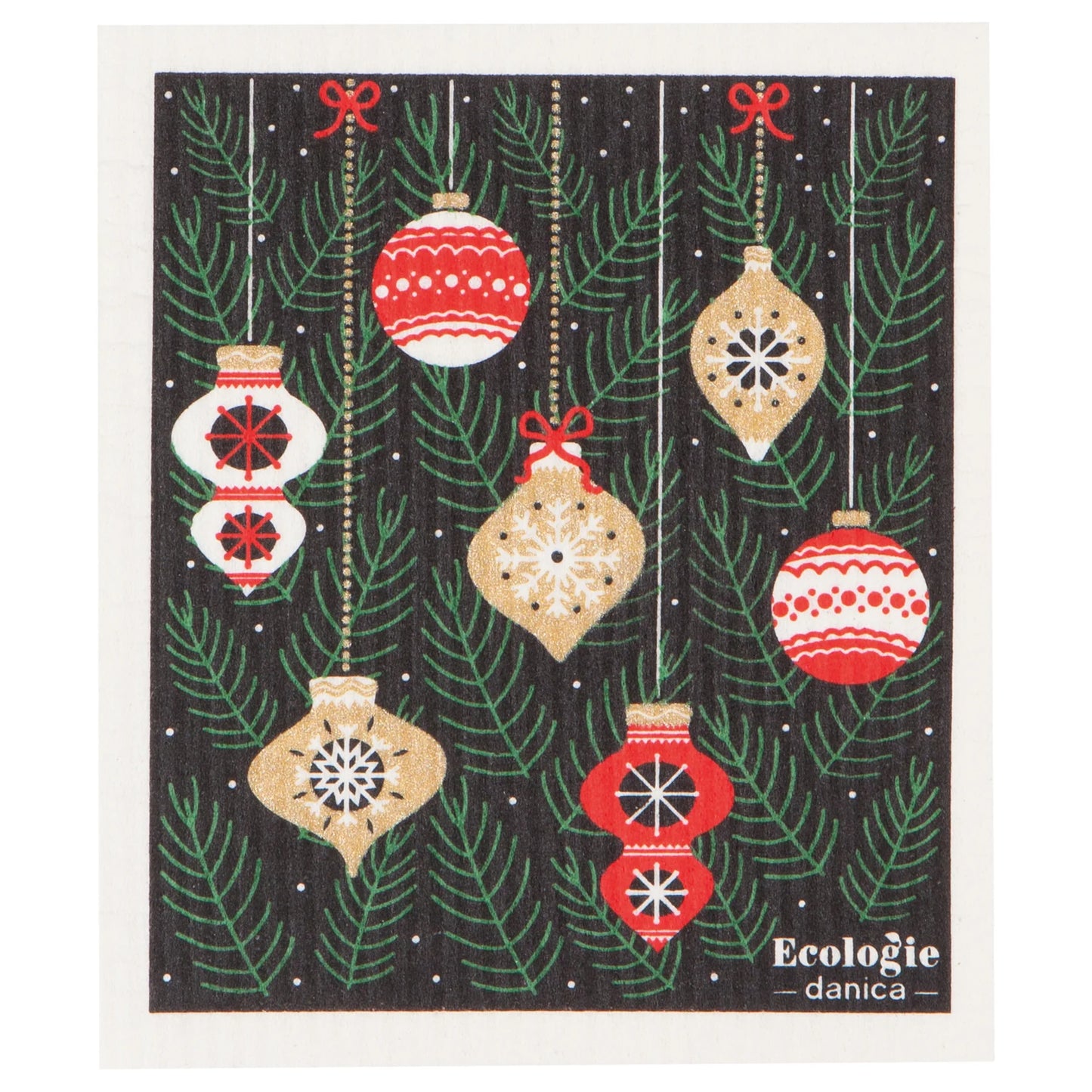 Festive Forest Swedish Dishcloth