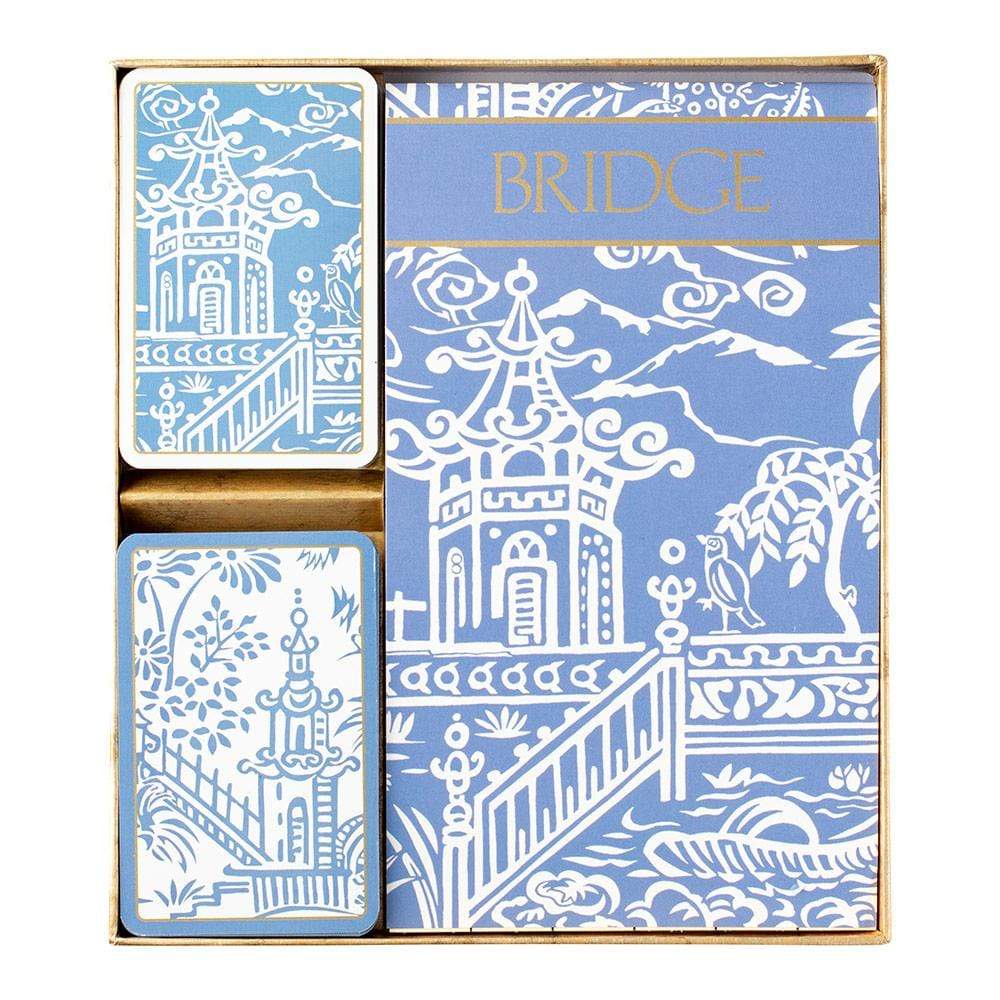 Bridge Set - Pagoda Toile