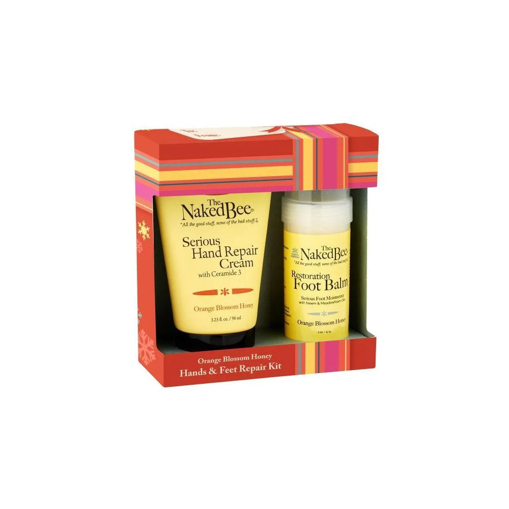 The Naked Bee Orange Blossom Honey Hands and Feet Holiday Kit