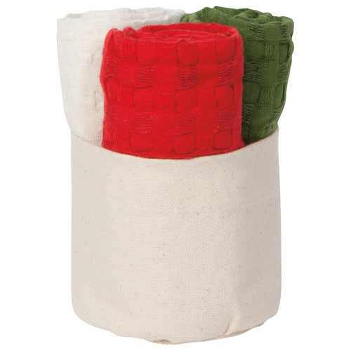 Mercantile Set of 3 Holiday Dishcloths