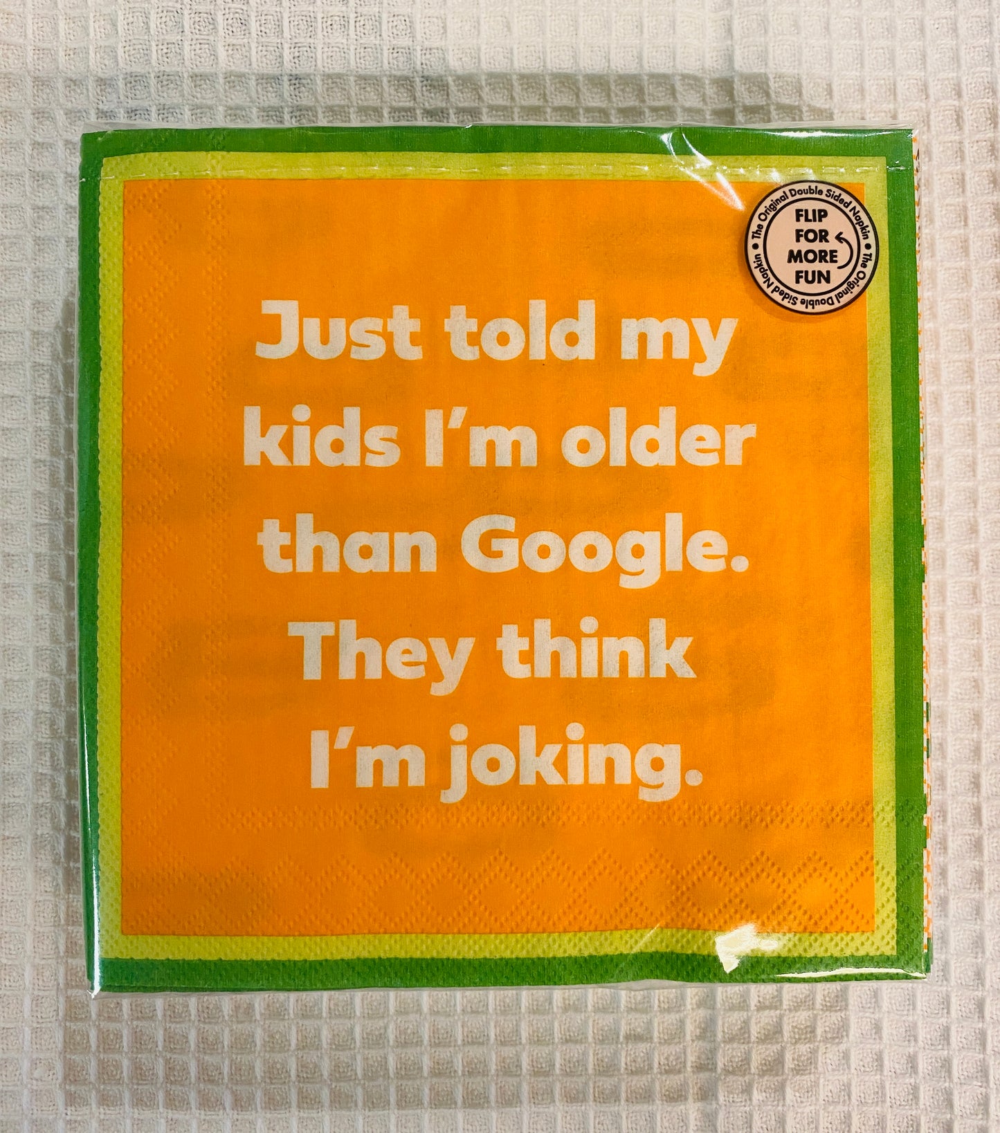 Humorous Reversible Cocktail Napkin Autocorrect