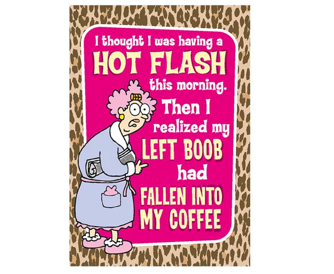 Woman in Robe Birthday Card