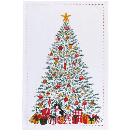 Festive Fir Tea Towel