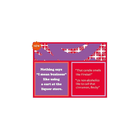 Humorous Reversible Cocktail Napkin Fireball