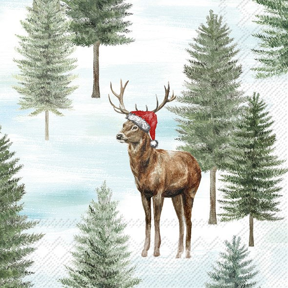 Nordic Winter Animals Paper Napkins