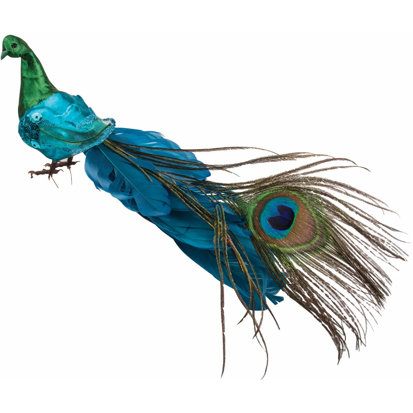 Peacock with Wired Feet - Assorted Styles