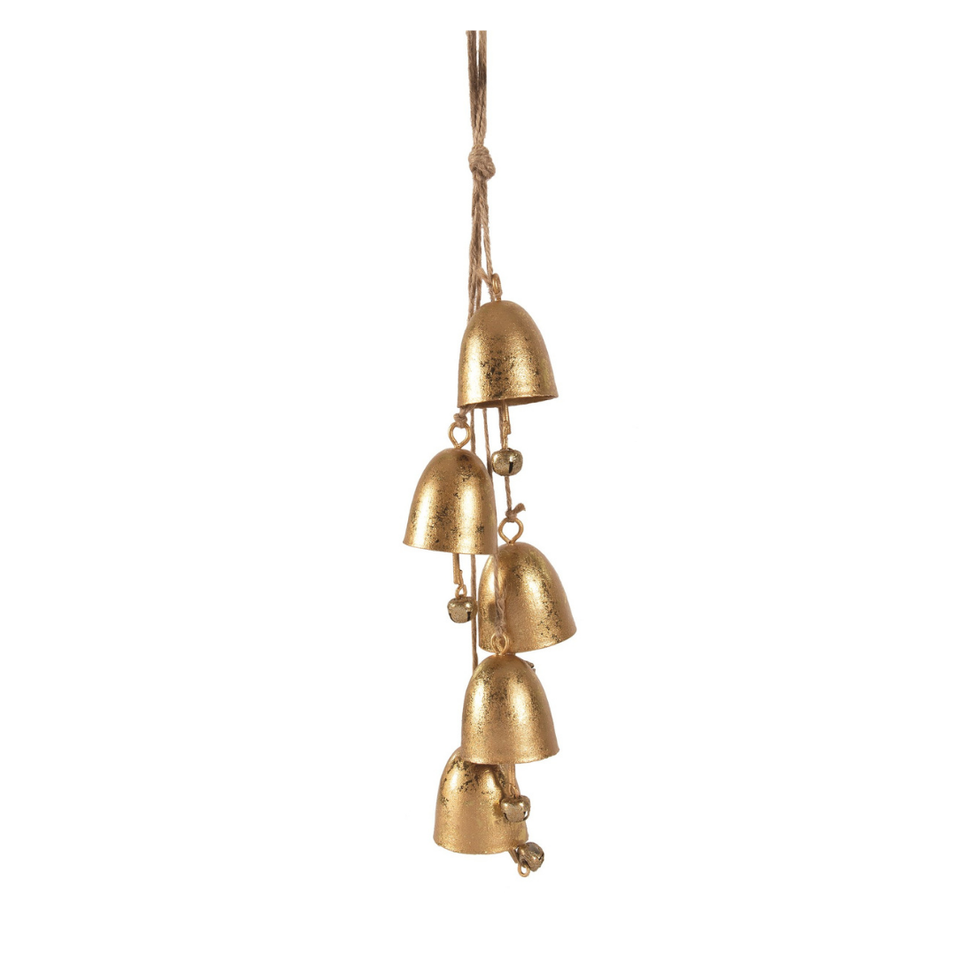 Gold Bells on String