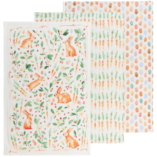 Easter Meadow Floursack Dishtowels