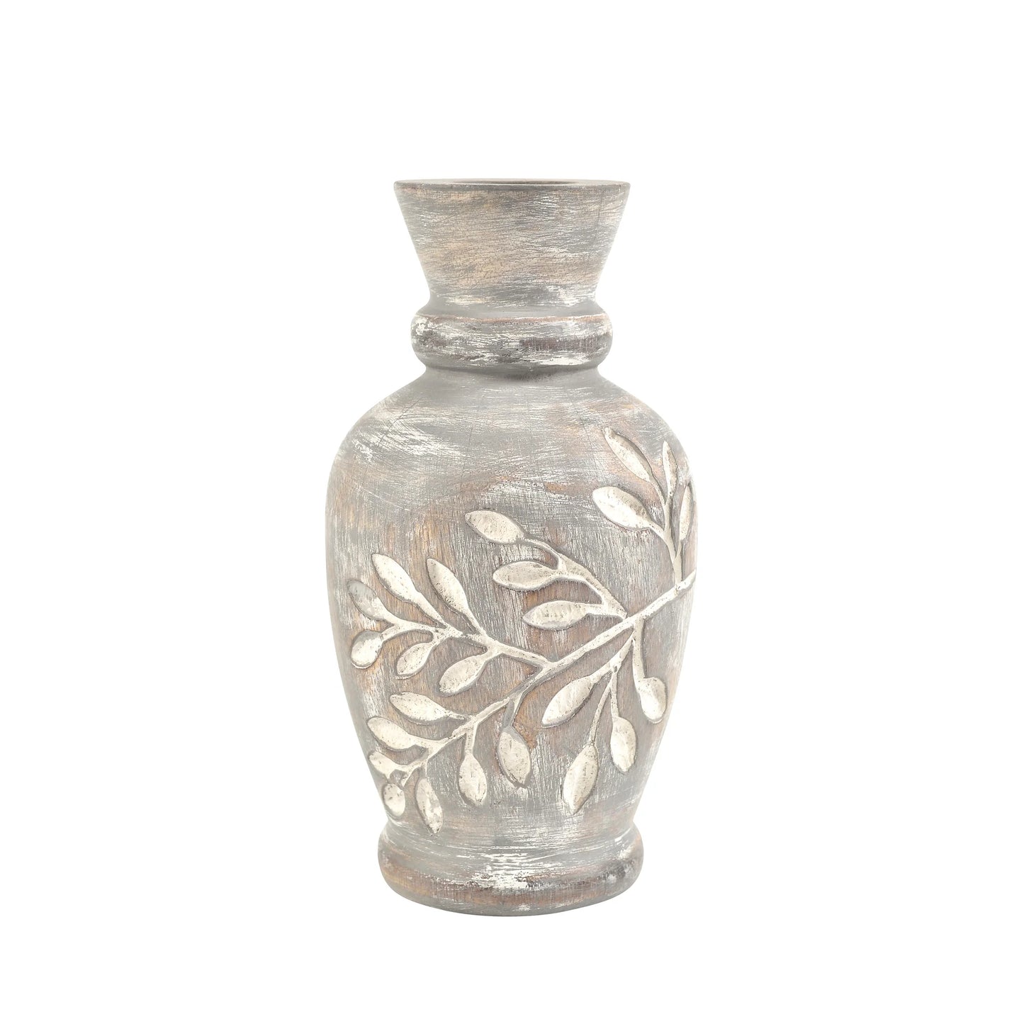 Wooden Jade vase
