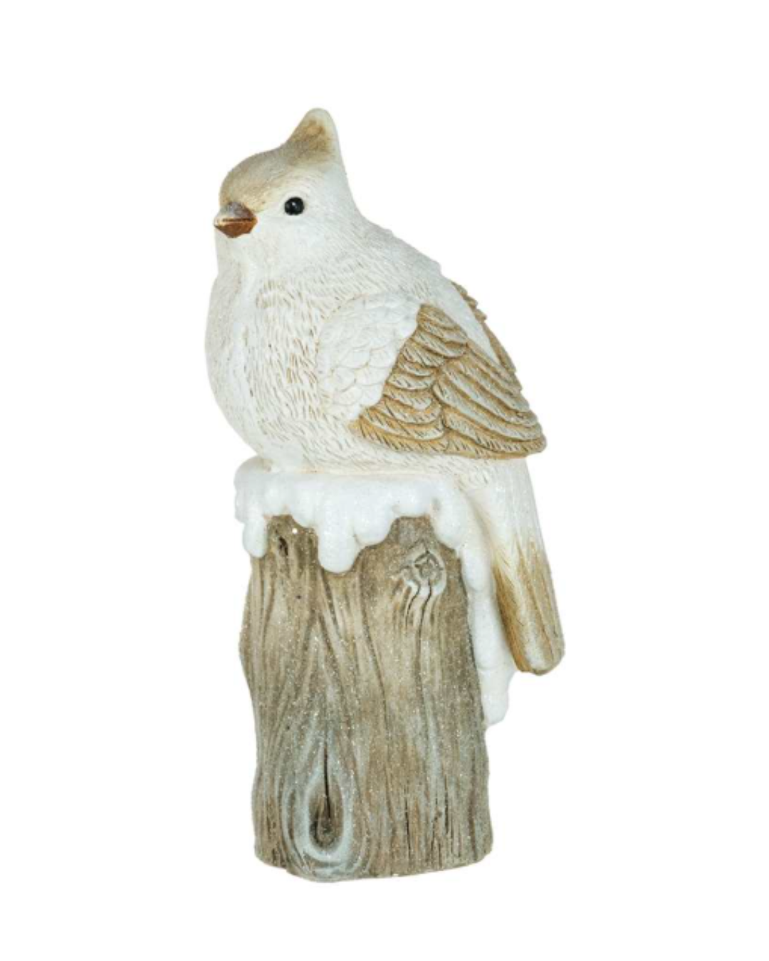 White Bird on a Stump